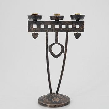 Candelabrum, Art Nouveau, early 20th century.