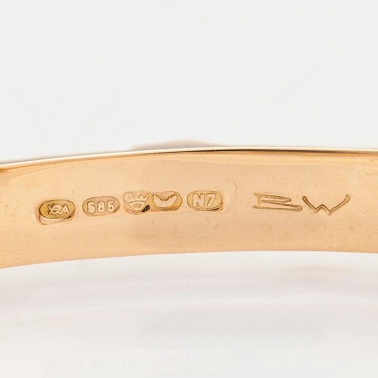 Björn Weckström, armband, "Tundra", 14K guld. Lapponia 1966.