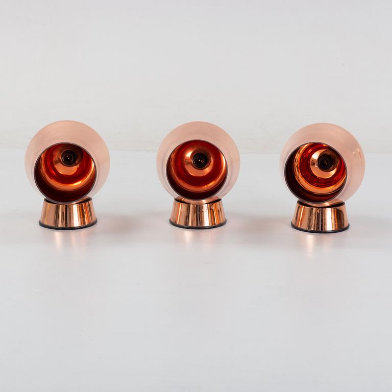 Tom Dixon, a set of three "Fat Spot" lights.