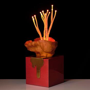 Aia Jüdes, a unique "Vril" lamp/light object, 2020.