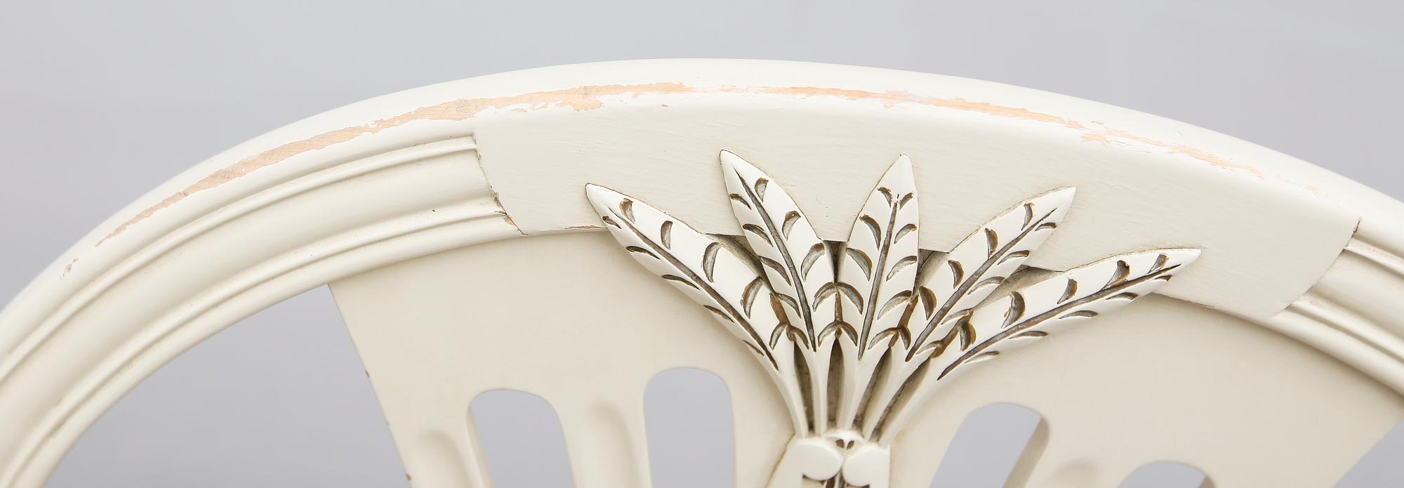 MATGRUPP, 7 delar, gustaviansk stil, 1900-talets andra hälft.