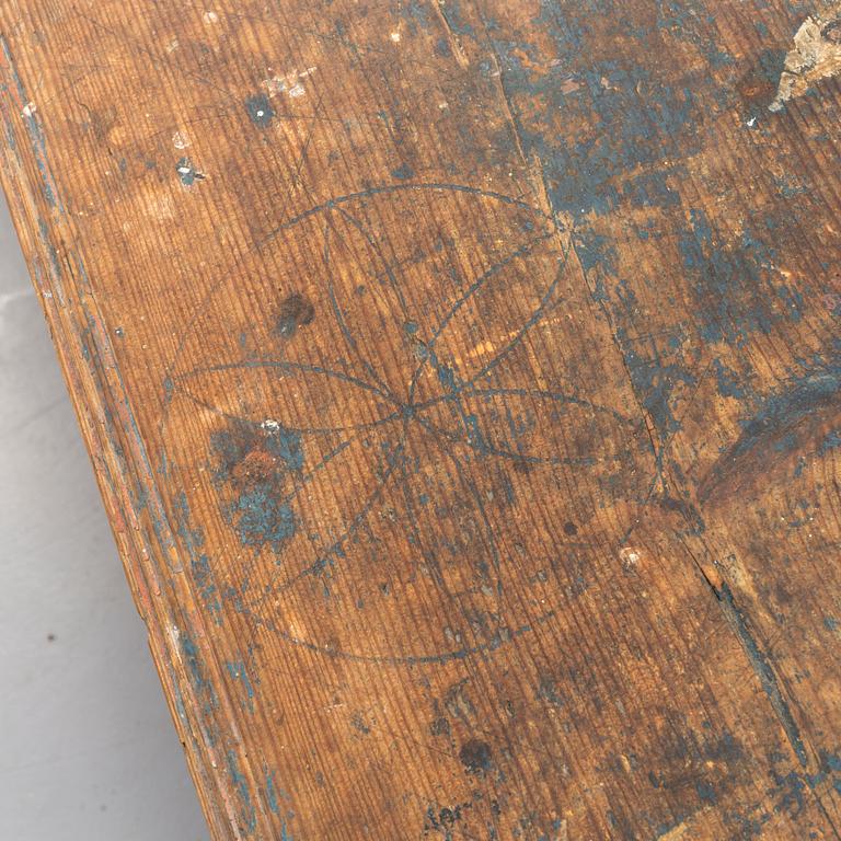 KISTA, allmoge, Halland, märkt GHD 1846.