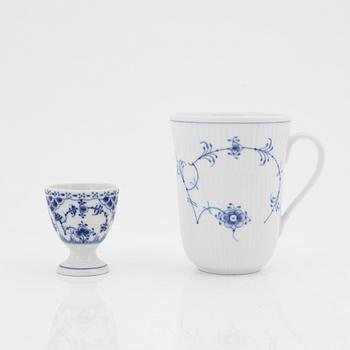 Royal Copenhagen, servisdelar, 12 st, porslin, "Musselmalet", Danmark.