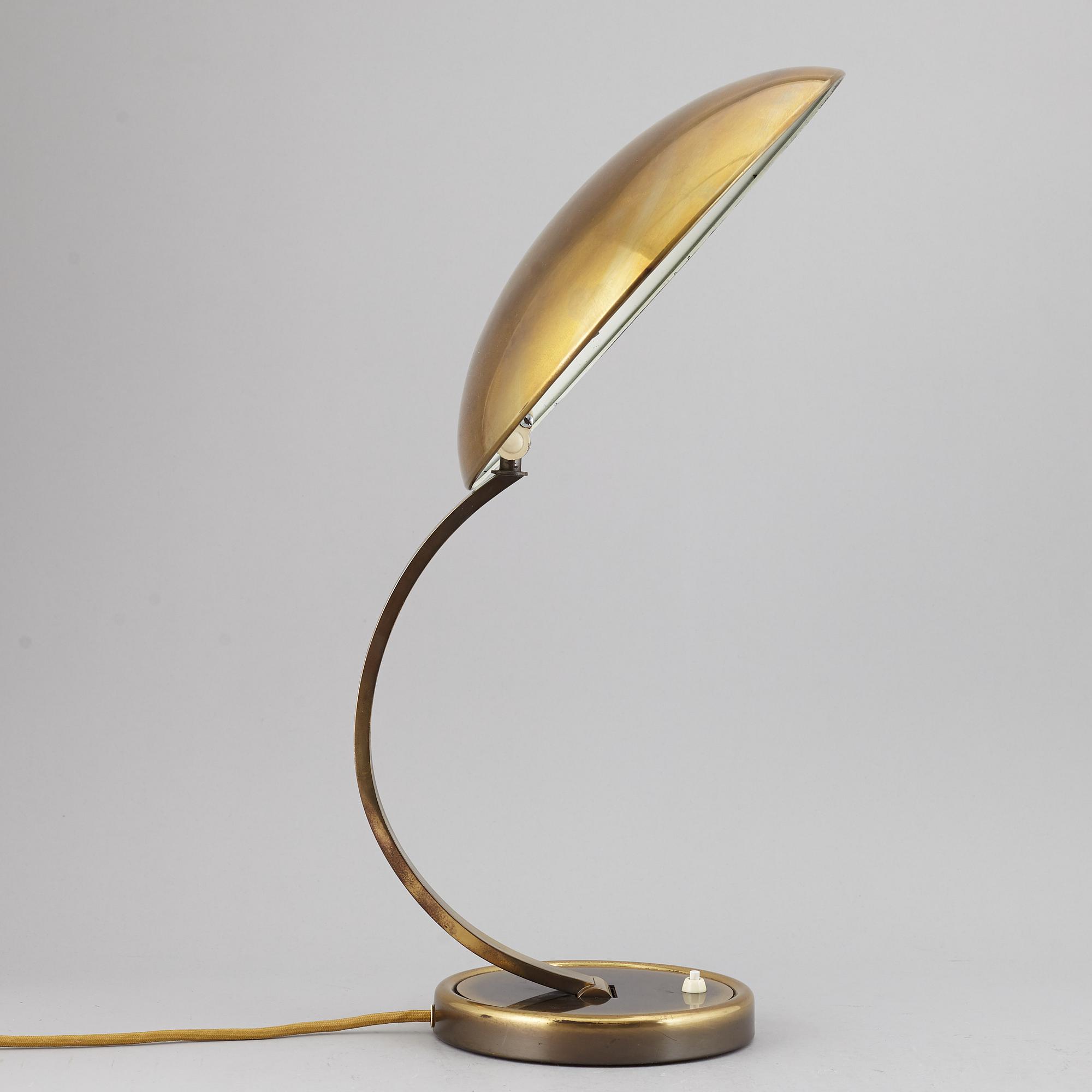 CHRISTIAN DELL, bordslampa, Gebr. Kaiser & Co, Tyskland 1930-tal.