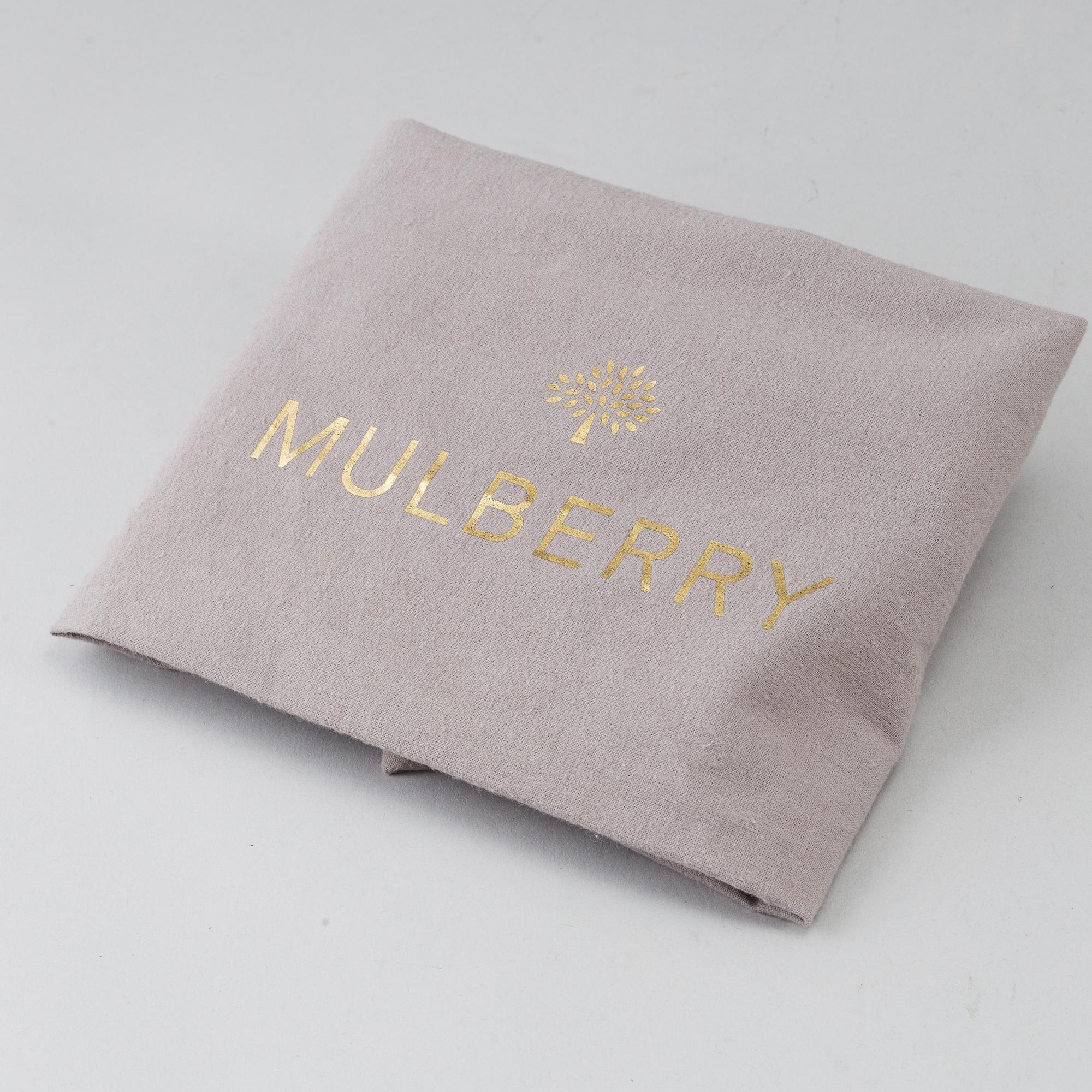 MULBERRY, a black leather 'Marloes' hobo bag.