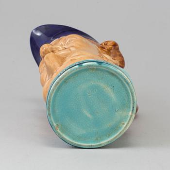 A MAJOLICA JUG, Sarreguemines, France, ca 1900.