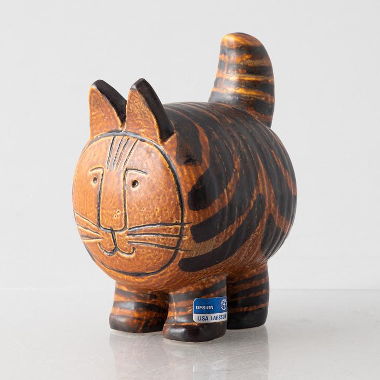 Lisa Larson, figurin, stengods, "Stora katten" ur serien "Jura", Gustavsberg.