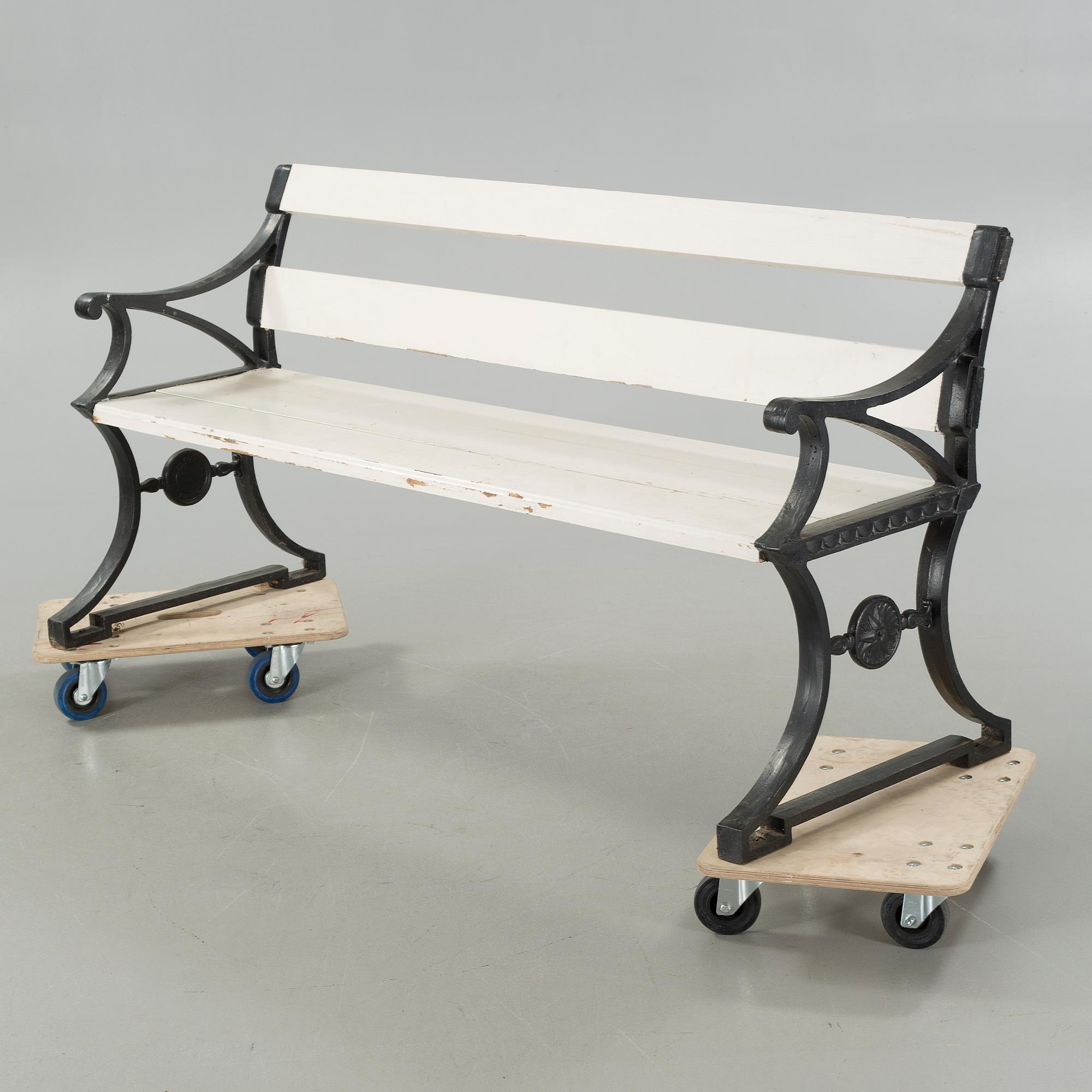 FOLKE BENSOW, trädgårdssoffa, Näfveqvarns Bruk, 1900-talets första hälft.