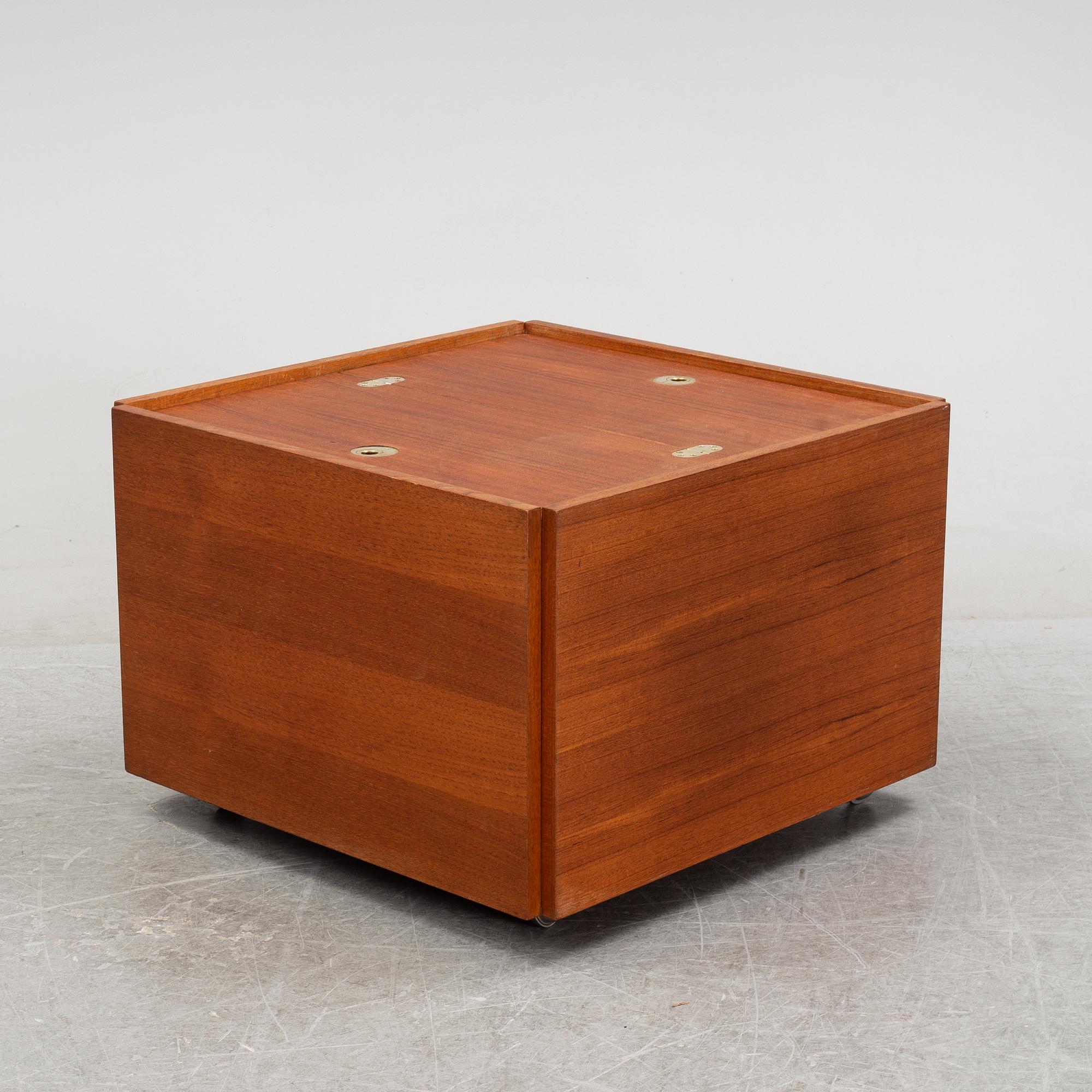 A teak bar cabinet by Verner Panton, Studioline, 1960's.