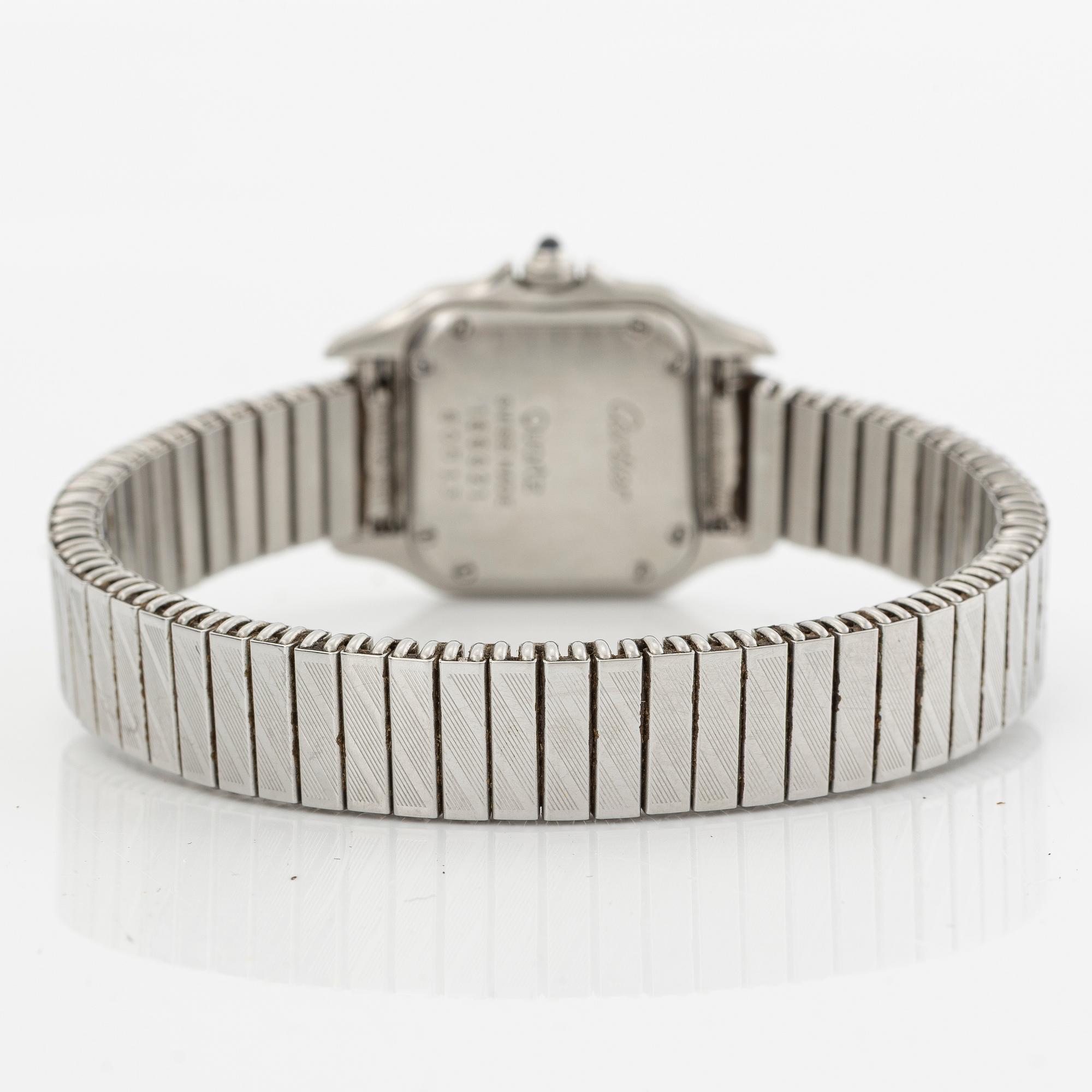 Cartier, Panthère, wristwatch, 21.5 x 21.5 (29.5) mm.