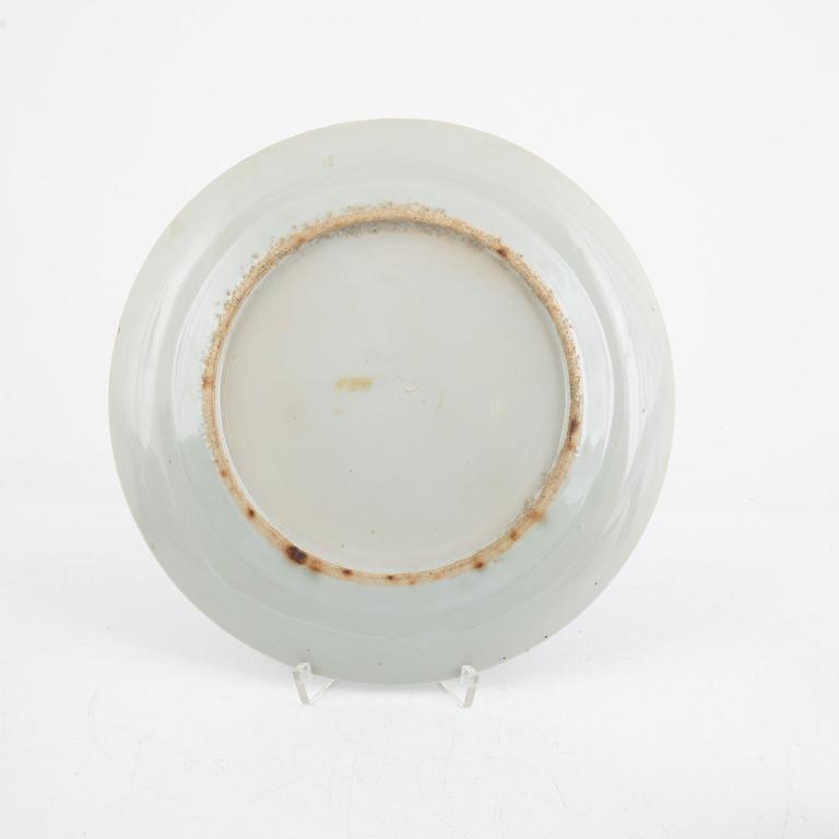 Ten blue and white porcelain pieces, China, 18th-20th century.