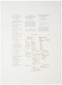Lena Cronqvist, Untitled, from the portfolio: “August Strindberg, A Dream Play”.