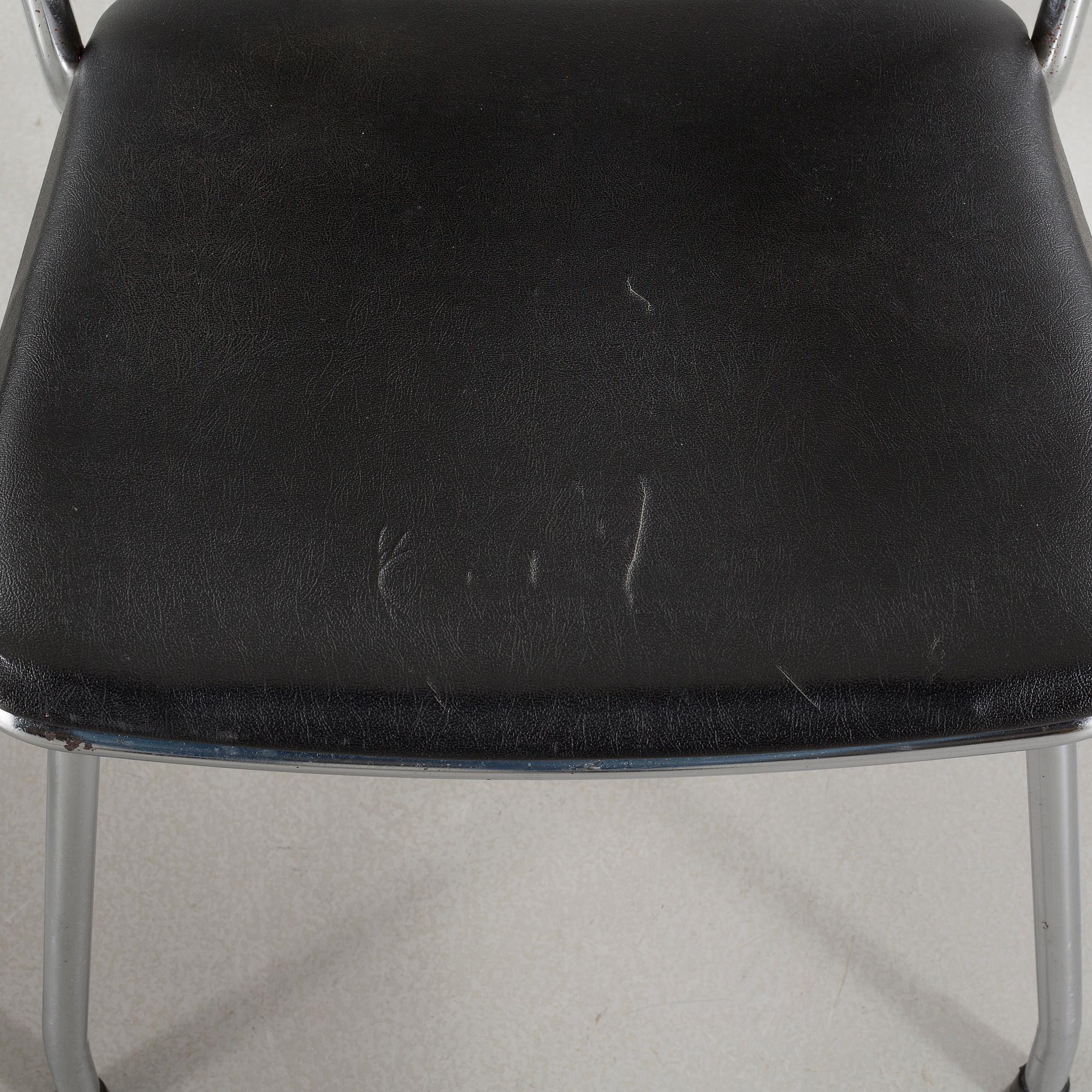 A set of office furniture by Lindqvist Verkstad AB.