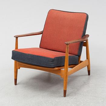 Arne Vodder, fåtölj, "FD 161", France & Son, Danmark, 1950-tal.