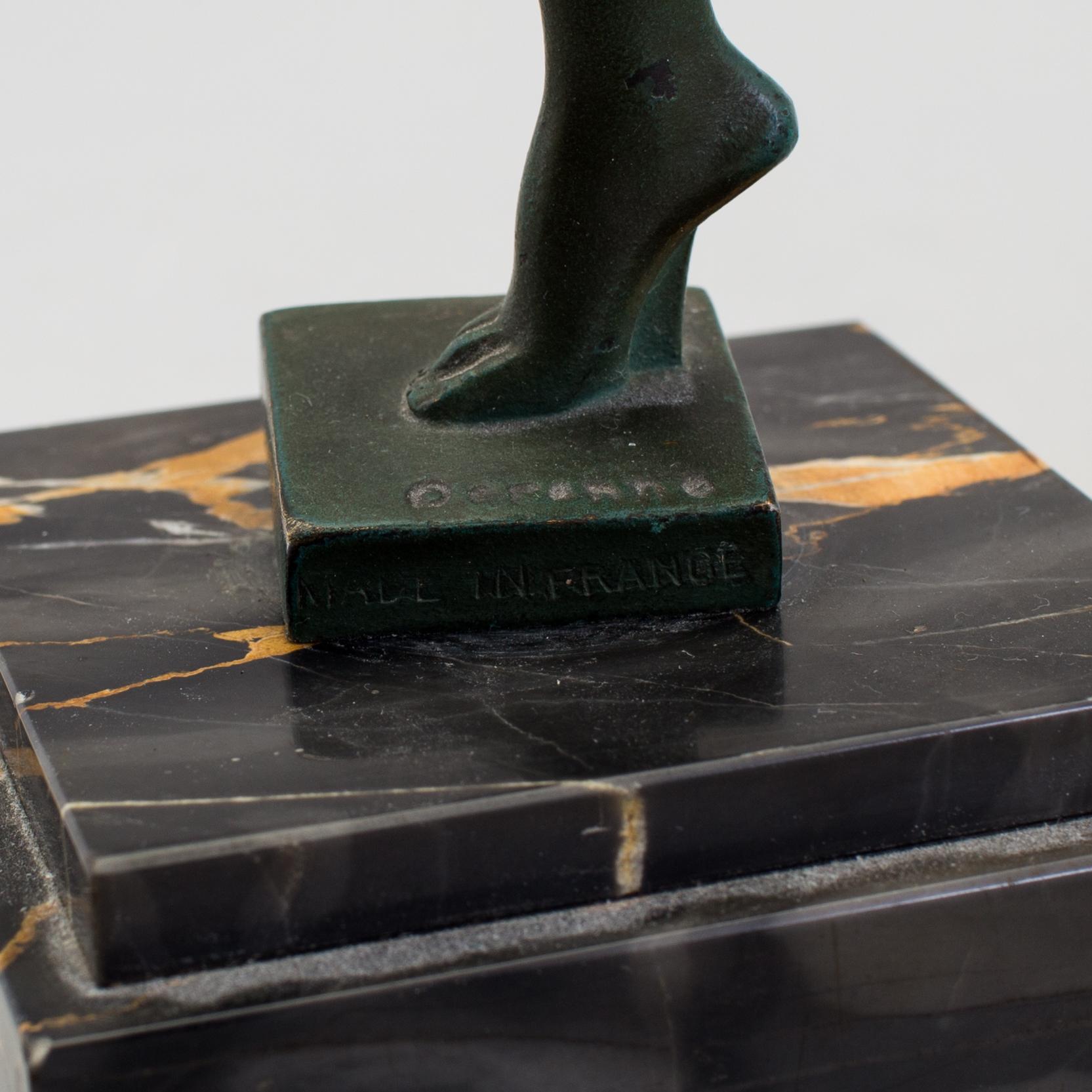 Alexandre Joseph DERENNE, sculpture, bronze. Signed.