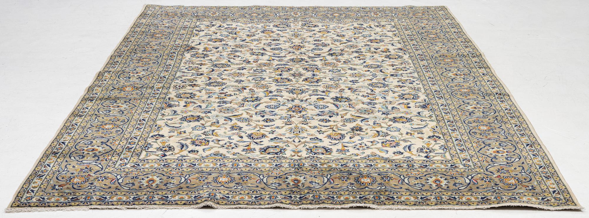 Rug, Keshan, approx. 350 x 245.