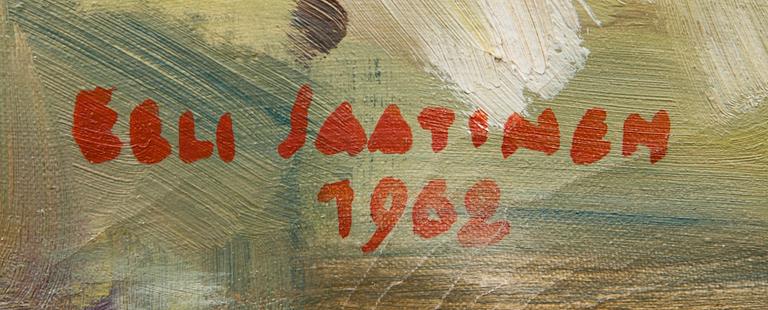 EELI JAATINEN, olja på duk, signerad och daterad 1962.