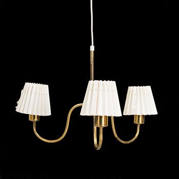 A Josef Frank brass ceiling light model 2479 from Firma Svenskt Tenn. Height ca 37 cm.