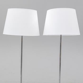 A pair of chrome standard lights from Bergbom.