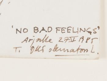 Olli Lyytikäinen, tusch, signerad och daterad 1985.