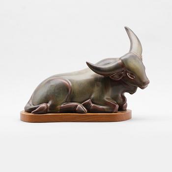 FIGURIN, stengods, Gunnar Nylund, Rörstrand, signerad, 1900-talets andra hälft.