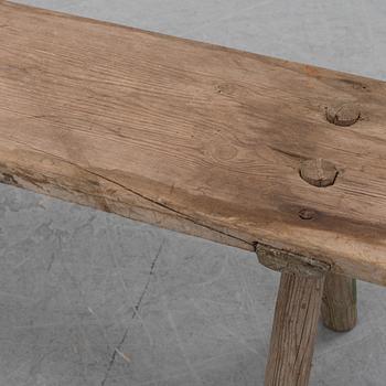 A 19th century bench.