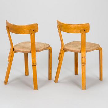 Alvar Aalto, A set of five 'model 69' chairs, for O.Y. Huonekalu- ja Rakennustyötehdas A.B. 1940s.