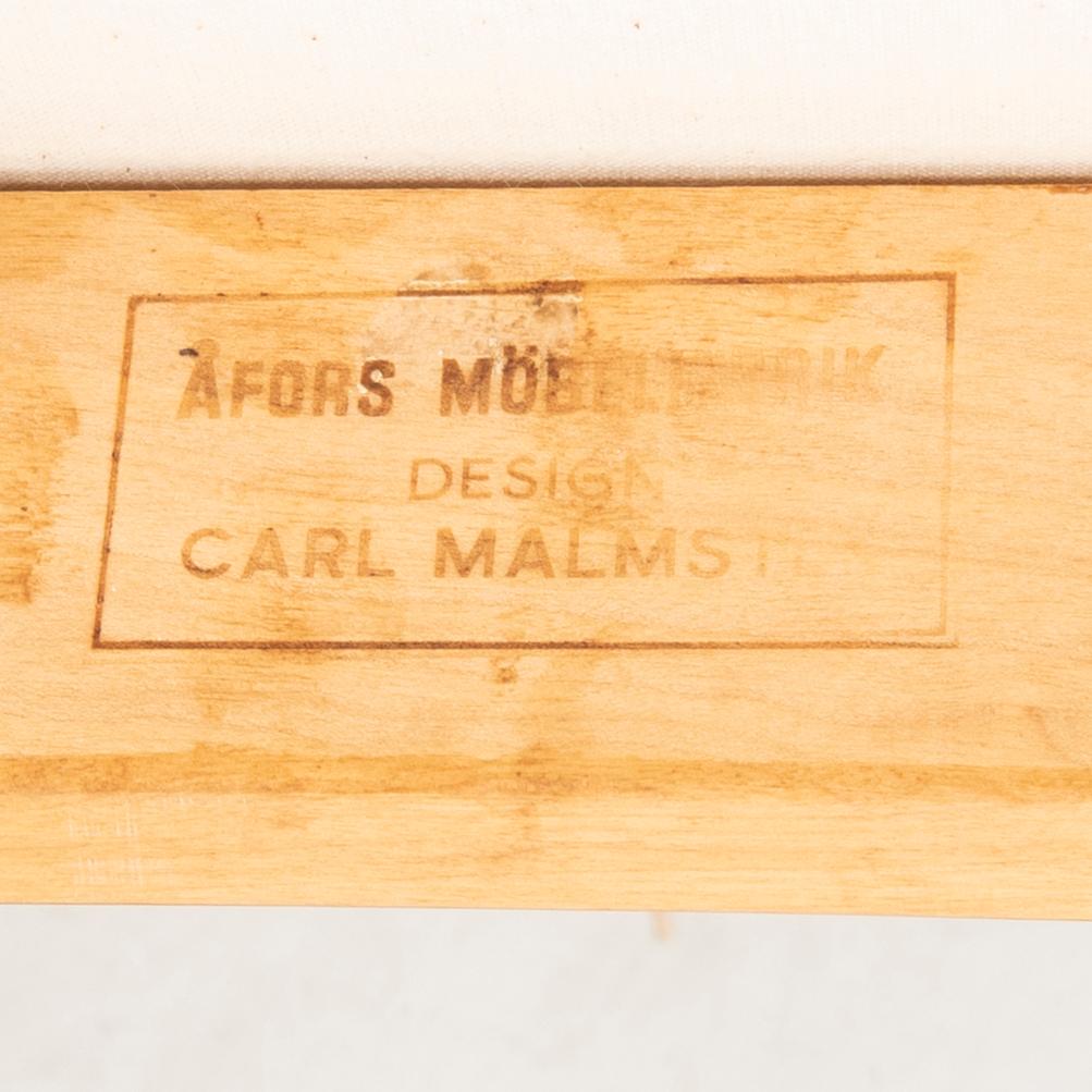 Carl Malmsten, skrivbord och karmstol "Nya Guldheden" Åfors möbelfabrik.