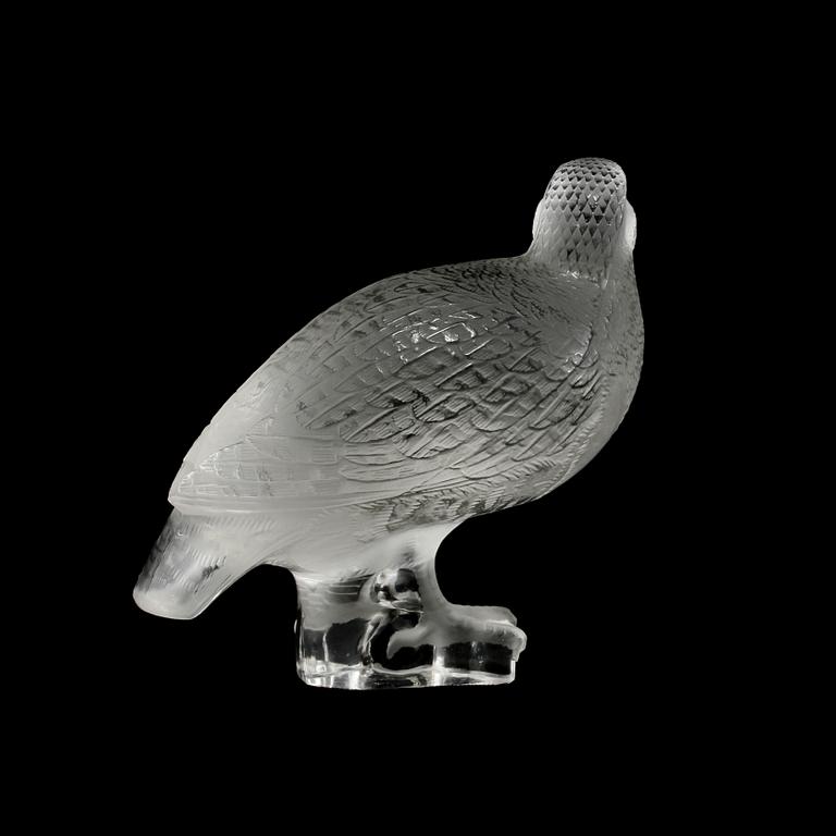 FIGURIN, glas, Lalique, 1900-talets andra hälft.