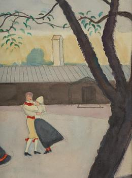 Einar Jolin, Midsummer Dance at Skansen, Stockholm.