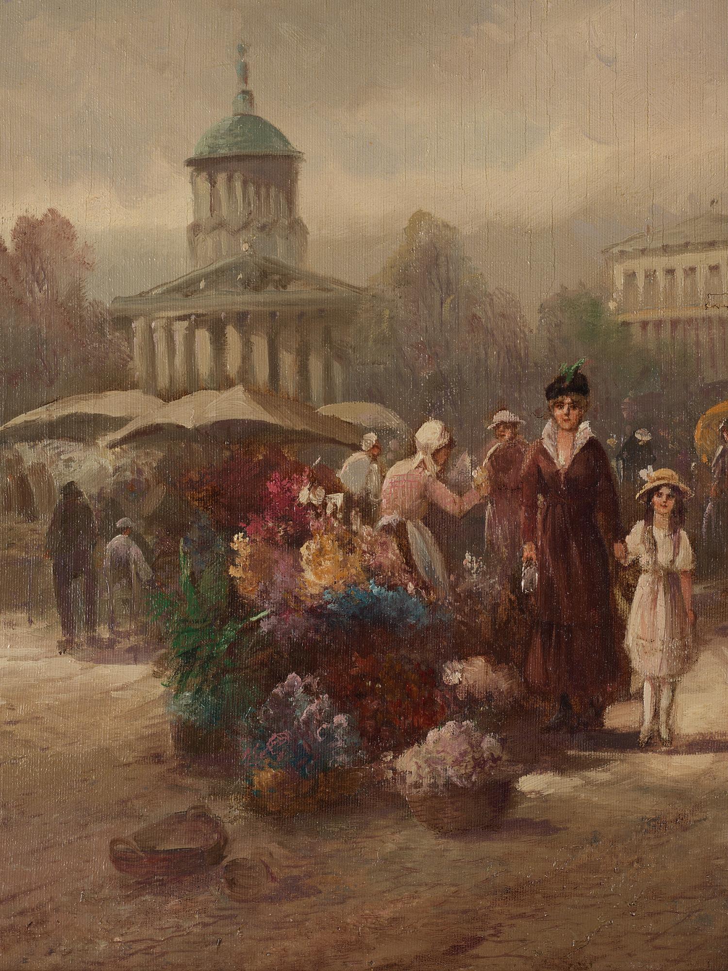 Karl Theodor Wagner, olja på duk, signerad.