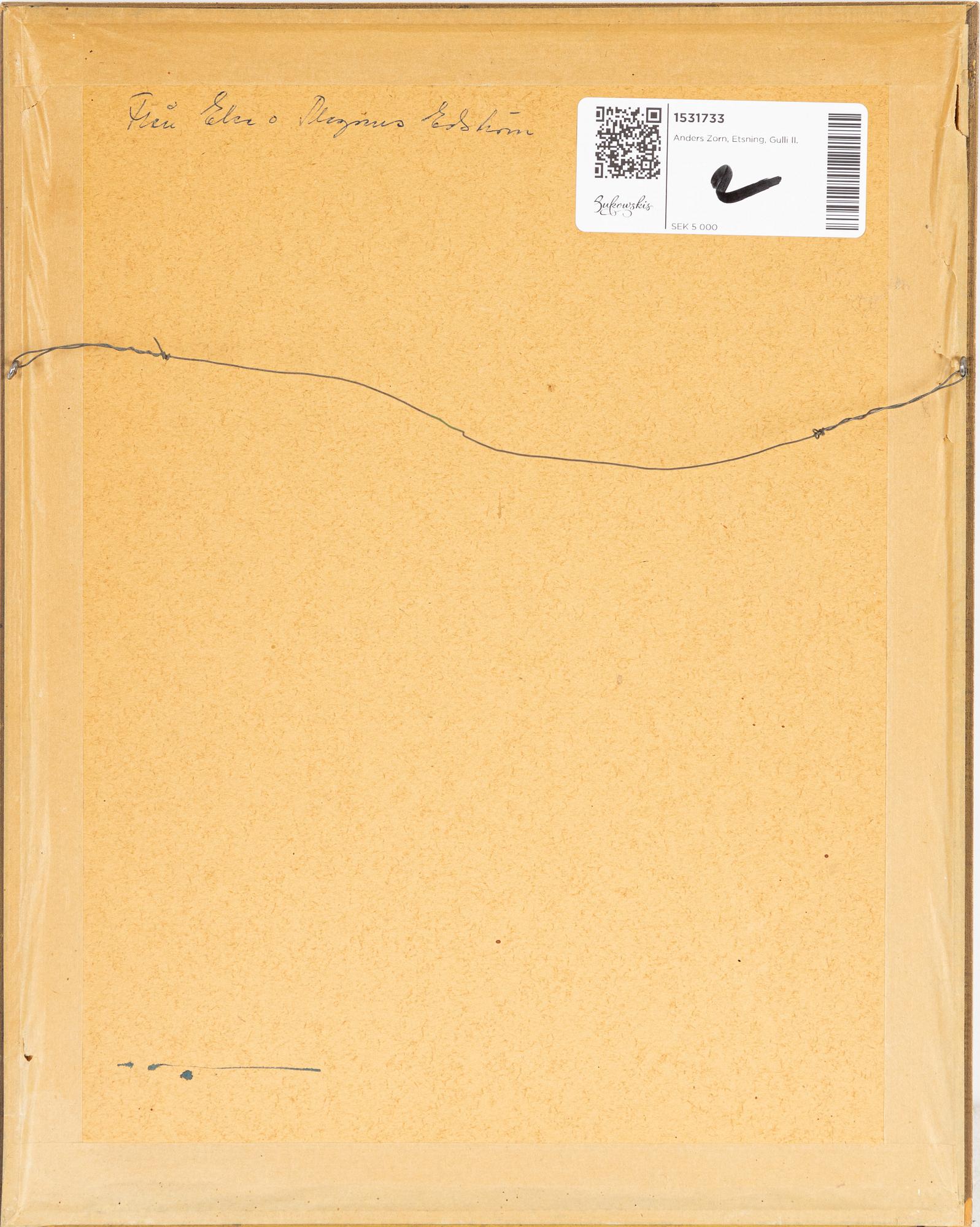 Anders Zorn, "Gulli II".