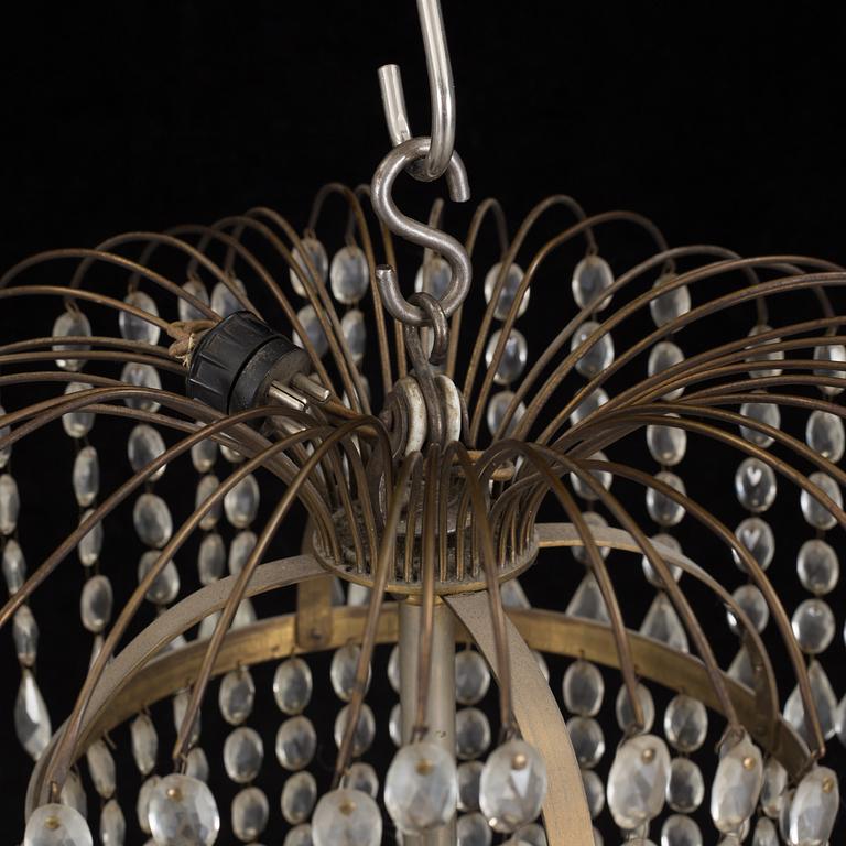 An early 20th century chandelier.