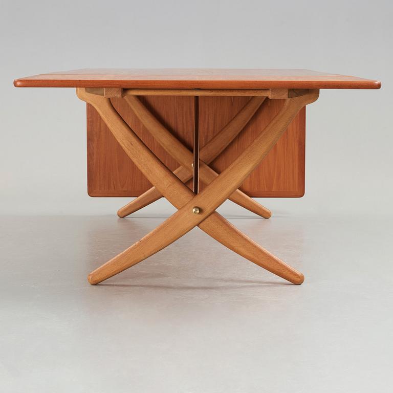 Hans J. Wegner, matbord med klaffar, Andreas Tuck, AT-314, Danmark 1950-60-tal.