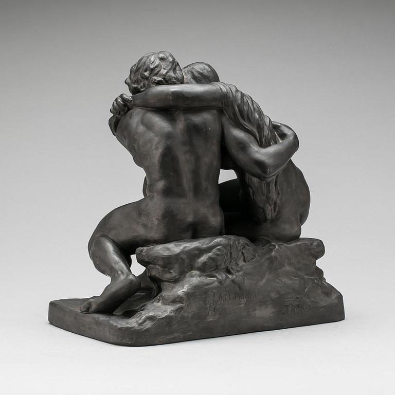 SKULPTUR, terracotta, Hans Gyde-Petersen, P Ipsens Enke, 1900-talets första hälft.