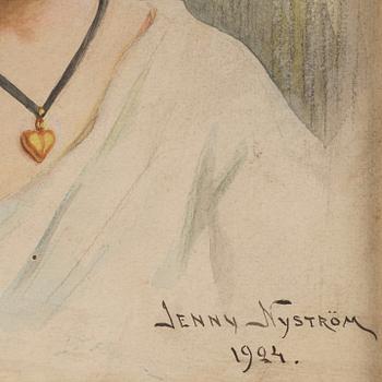 Jenny Nyström, Girl with necklace.