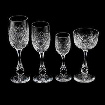 SERVISDELAR, 50 st, glas, 1900-talets andra hälft.