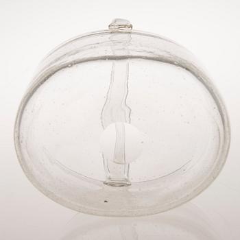 KAJ FRANCK Four Sargasso Glass Items, signed Nuutajärvi Notsjö.