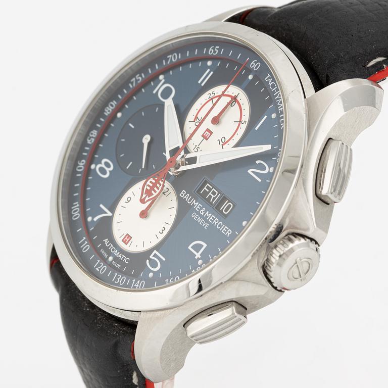 Baume & Mercier, Clifton, Shelby Cobra Edition, "Limited Edition", chronograph, wristwatch, 44 mm.