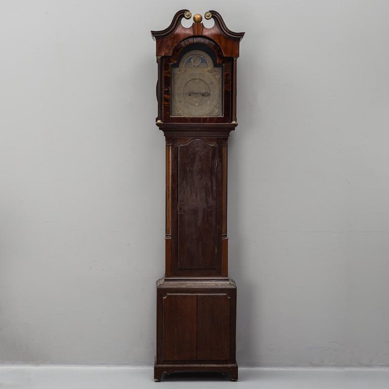 A Dutch longcase clock, 18th / 19th century.
