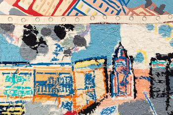 Lars Gynning, a tapestry, tapestry weave, ca 690 x 103 cm, signed GYNNING PF Portalegre, Portugal.