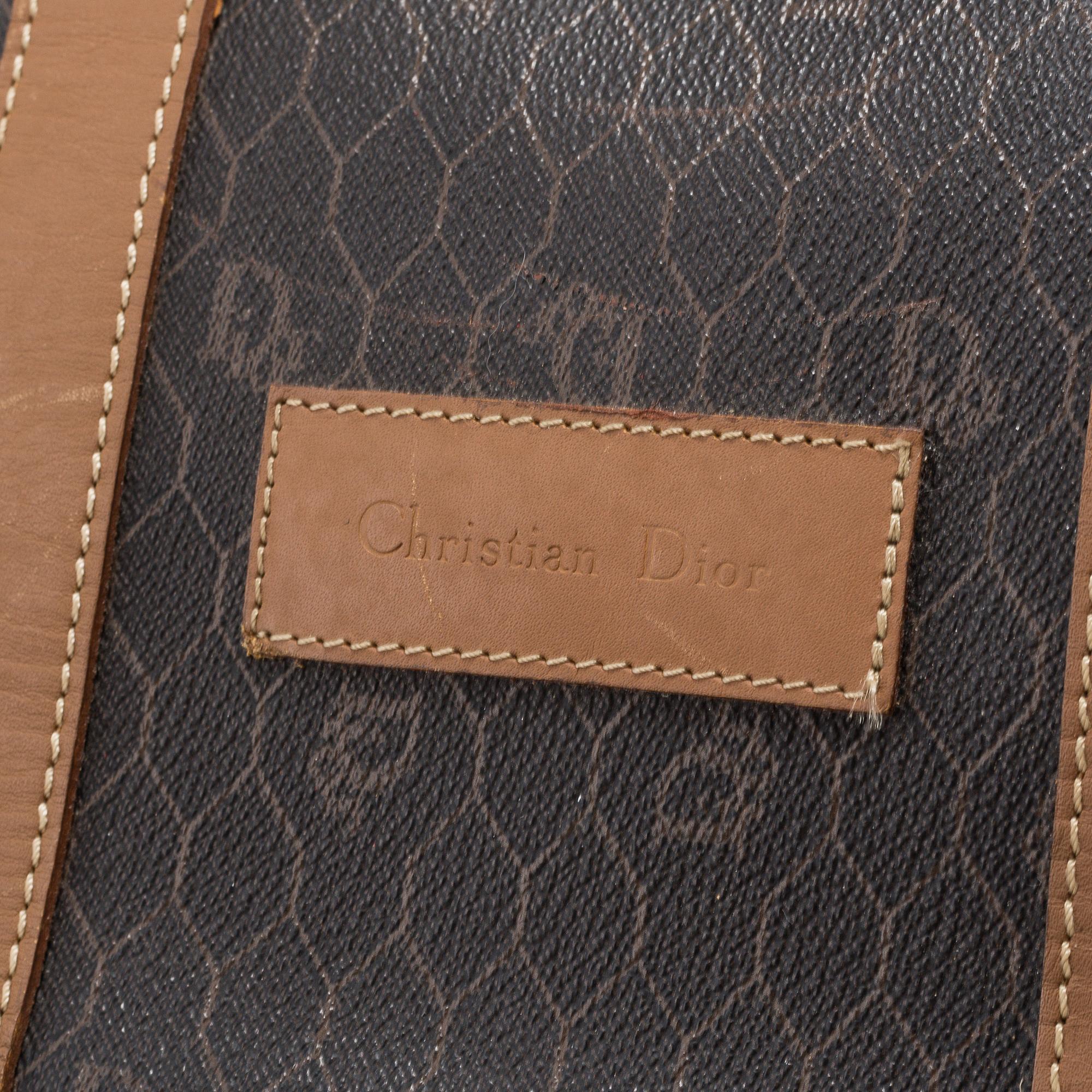 CHRISTIAN DIOR, a monogram canvas bag.