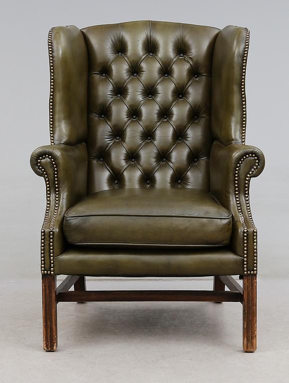 FÅTÖLJ, Chesterfield, England, 1900-talets andra hälft.