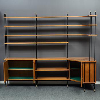 Bookcase/Shelving system, "Prydno" Bröderna Gustafsson, 1960s.