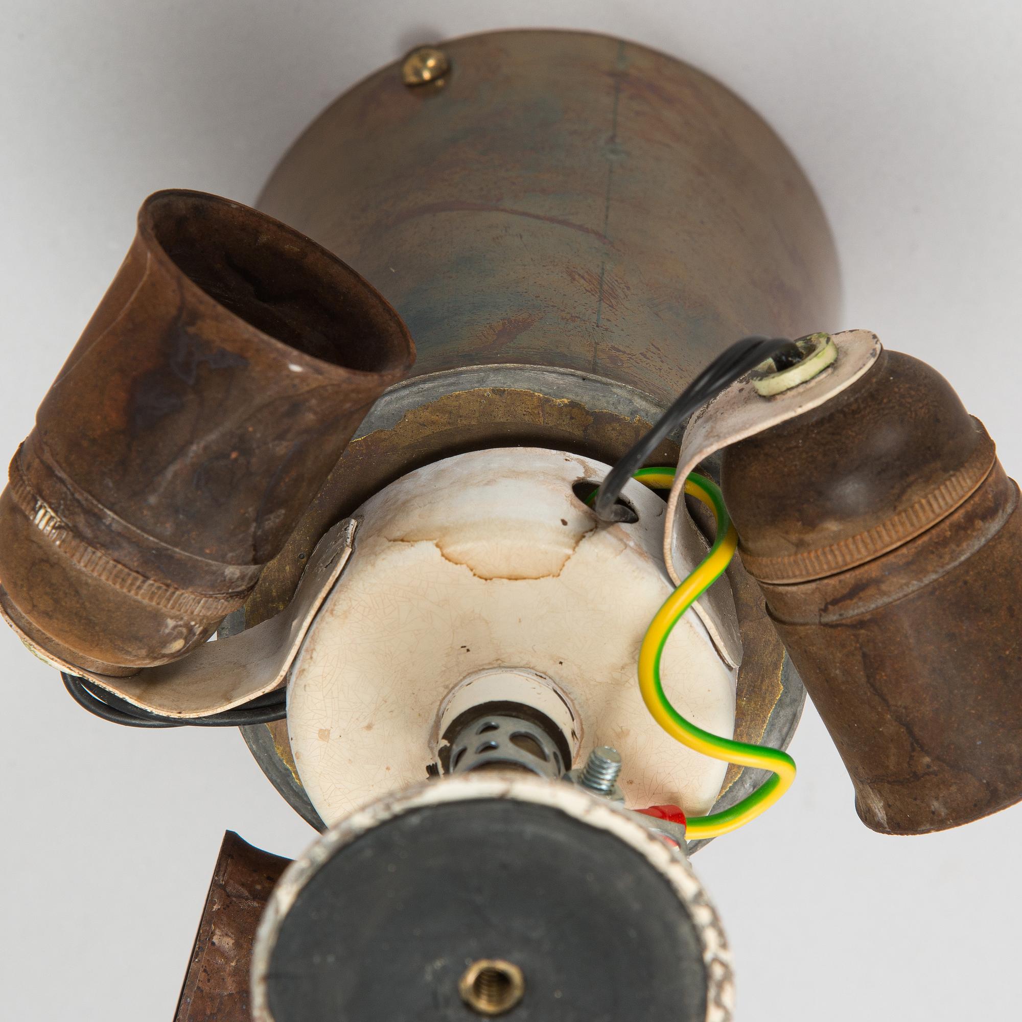 Paavo Tynell, A ceiling light for Taito. Made to order 1950.