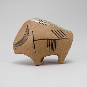 A Lisa Larson bison for Gustavsberg, produced from 1956 thru 1978.