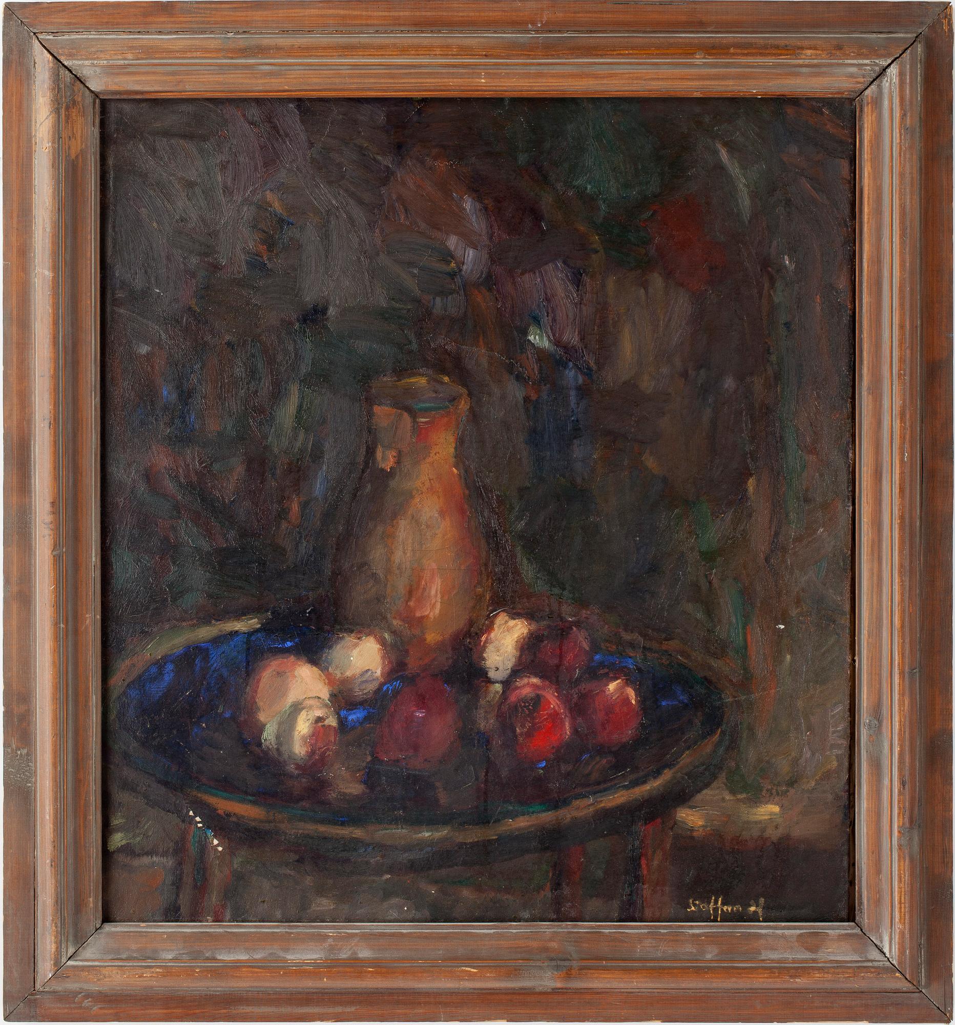 STAFFAN HALLSTRÖM, olja på duk, signerad.