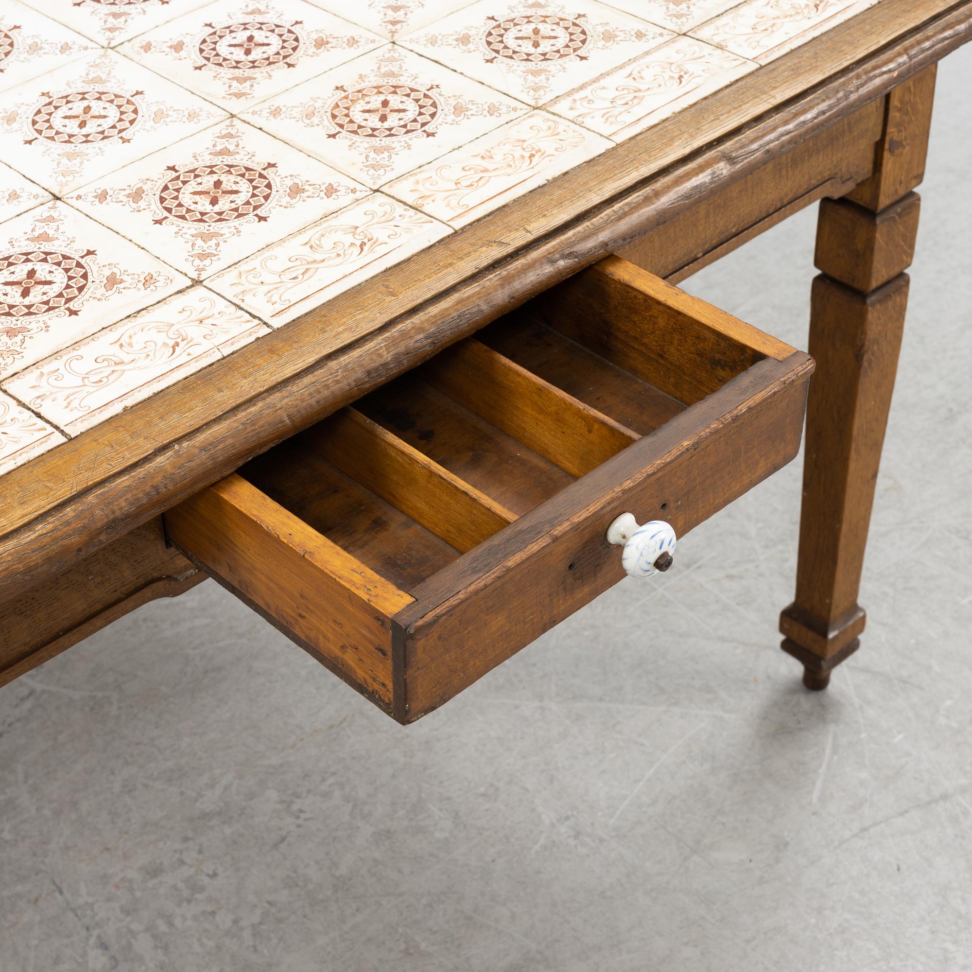 A 19th century table.