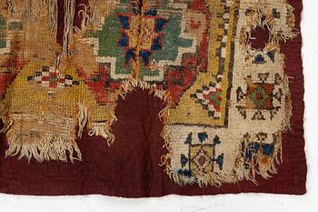 Fragment, antik Kappadokien, Östra Anatolien, ca 96 x 102, 1700-tal.