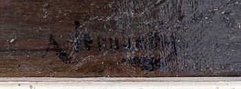 August Jernberg, Vid kaminen.